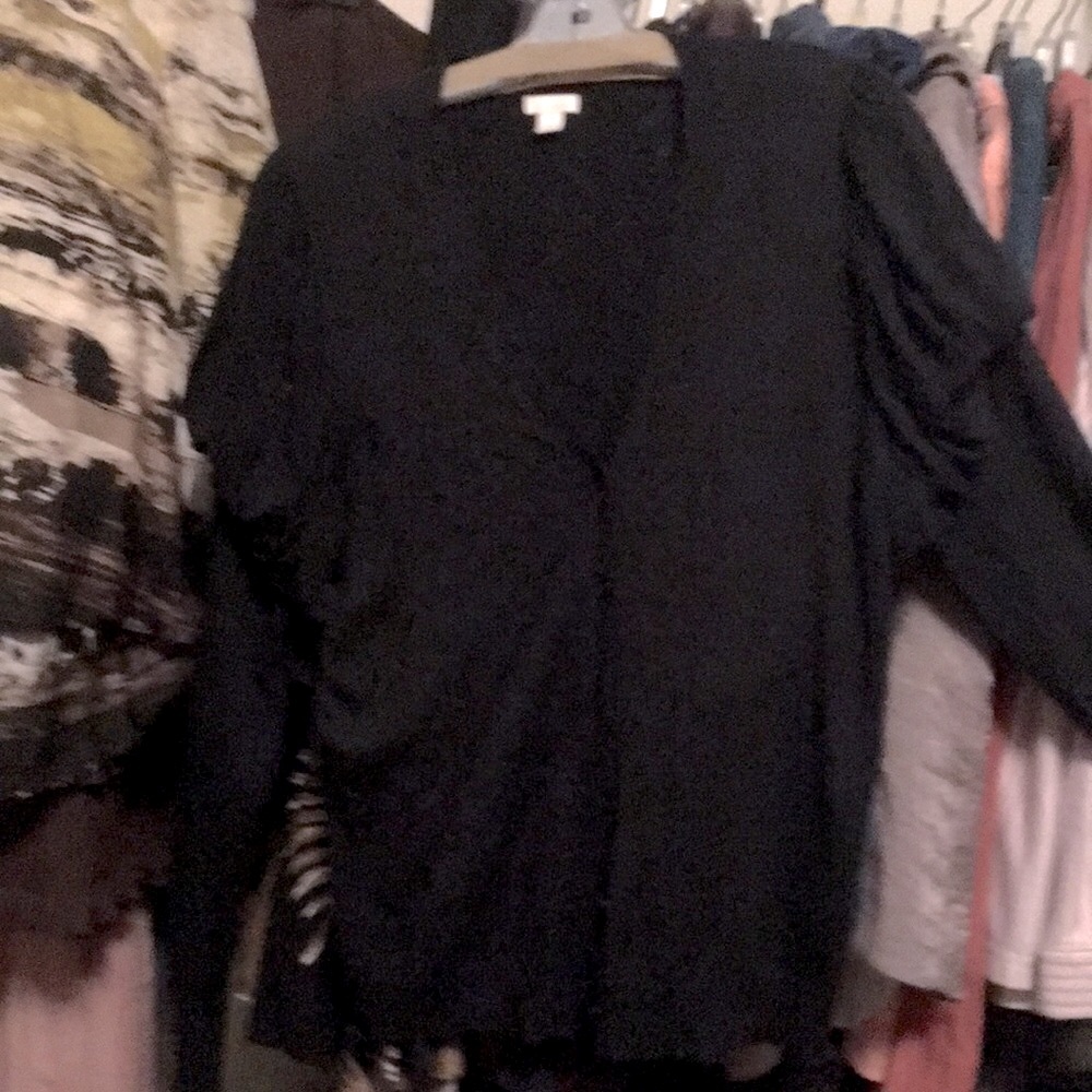 Black cardigan xl